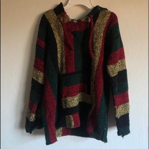 Patterned hoodie